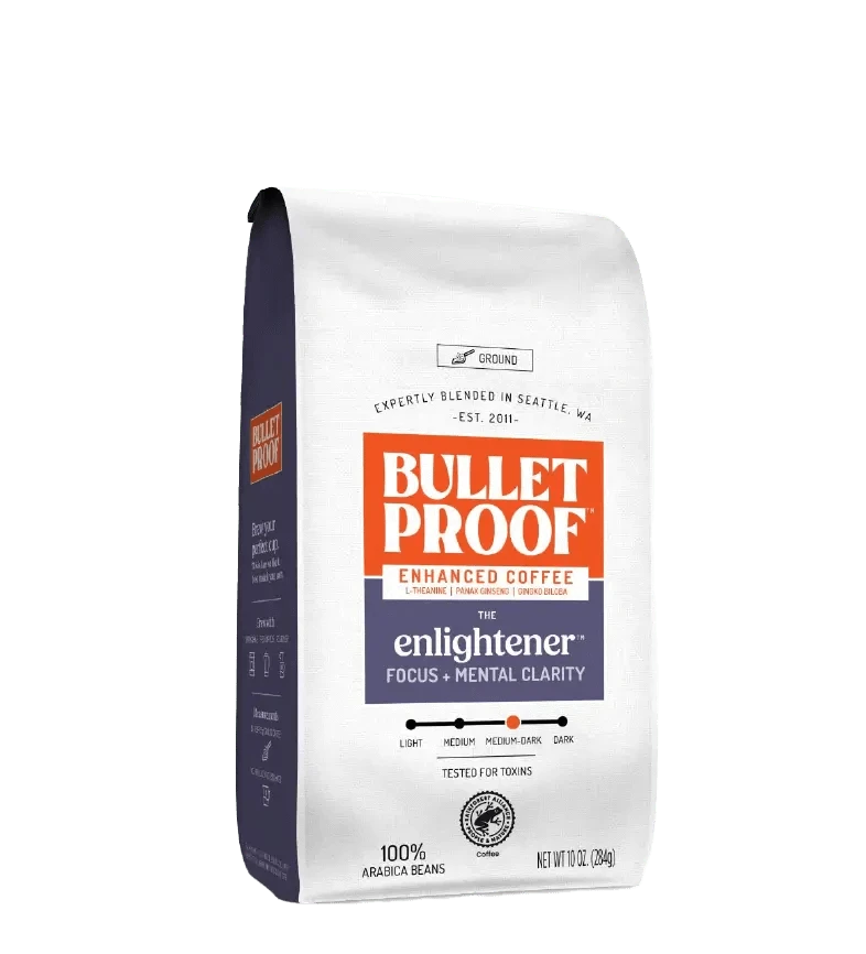Buy Bulletproof The Enlightener Ground Coffee at LiveHelfi