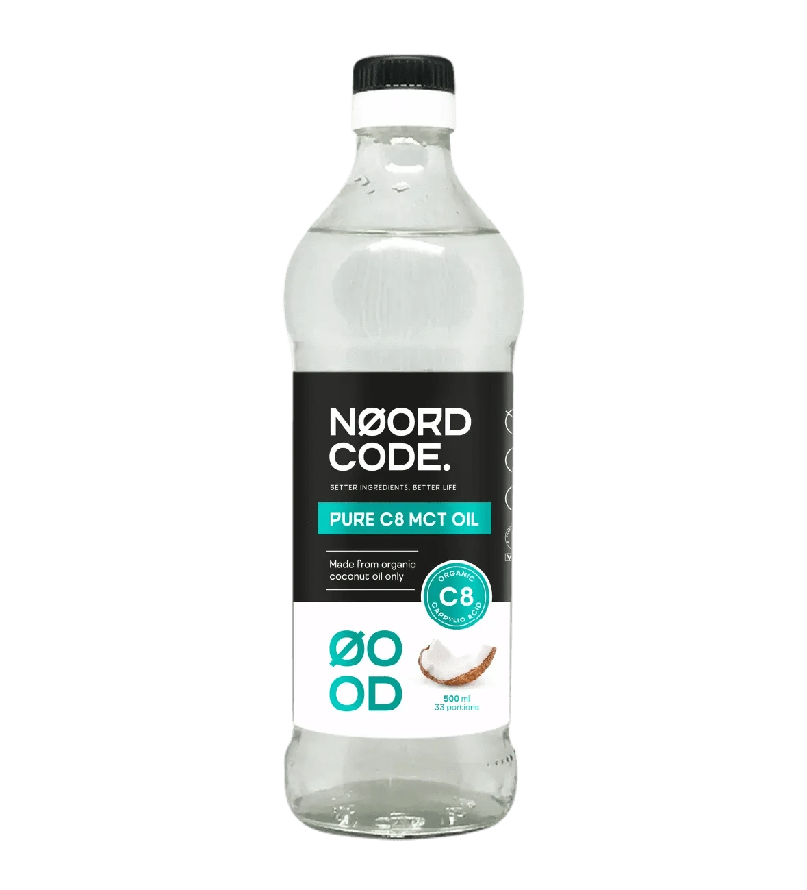 Buy NoordCode Organic Pure C8 MCT Oil at LiveHelfi