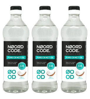 Buy NoordCode Organic Pure C8 MCT Oil 3-pack at LiveHelfi