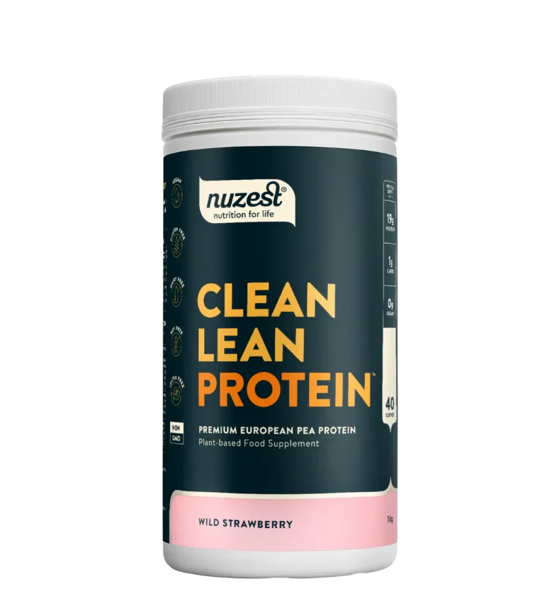 Buy Nuzest Clean Lean Protein Wild Strawberry 1 kg at LiveHelfi