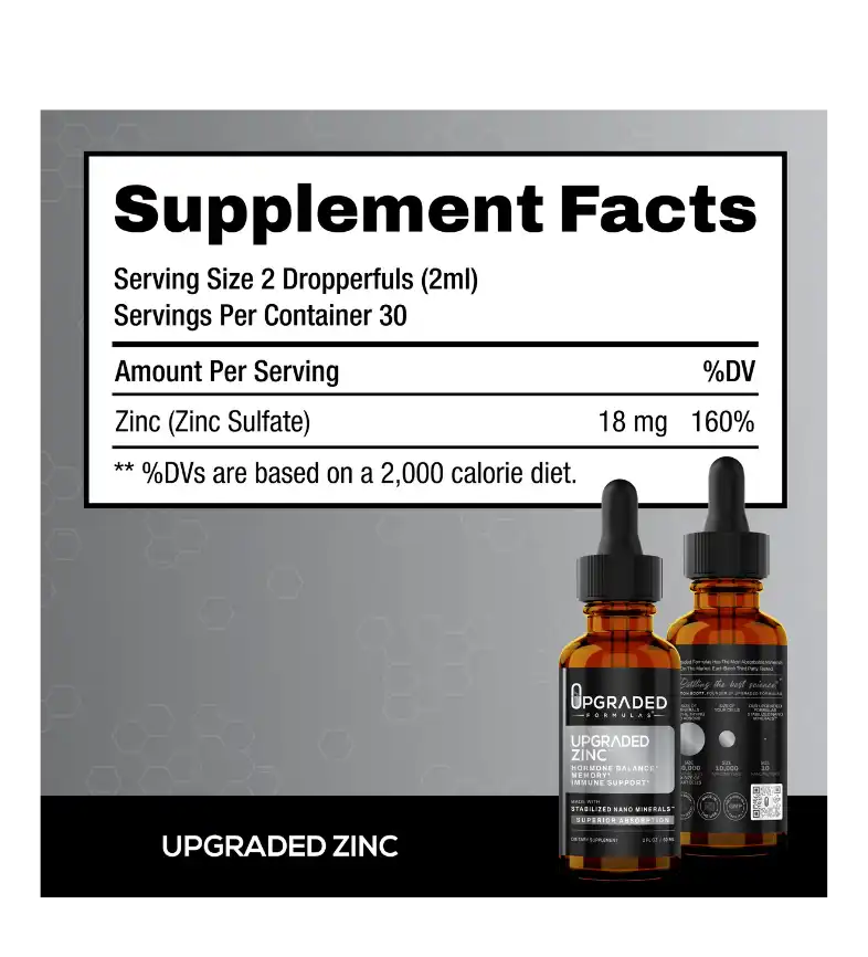 Buy Upgraded Formulas Upgraded Zinc at LiveHelfi